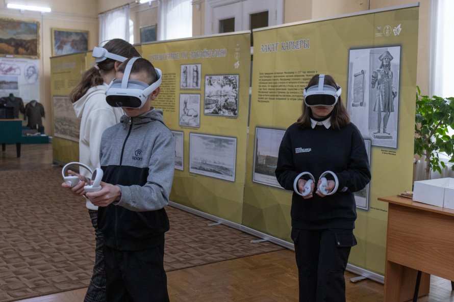 Путешествие в прошлое с VR-очками на выставке о Д.Г. Мессершмидте