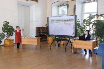 В музее состоялась встреча педагогов округа с профессором ЗабГУ Р.Г. Жамсарановой